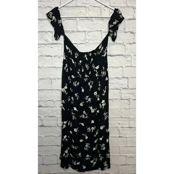 AMUSE SOCIETY Regency Off the Shoulder Midi Dress Floral Print size XS - Picture 7 of 11